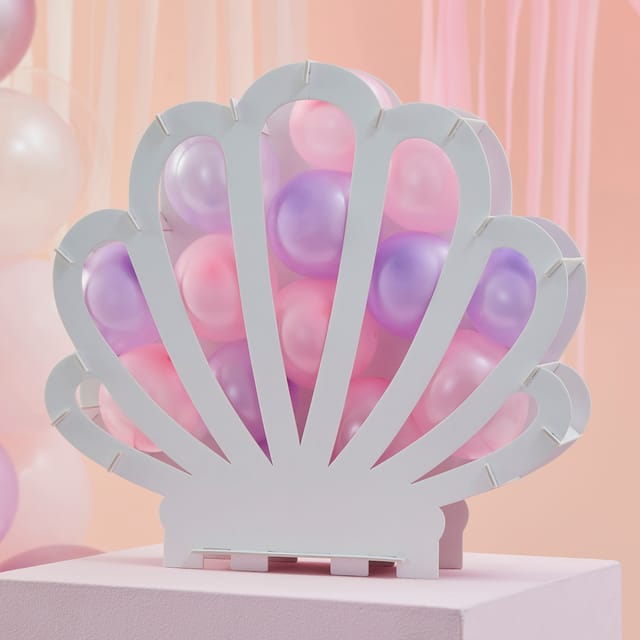 Mermaid - Shell Mosaic and Balloons