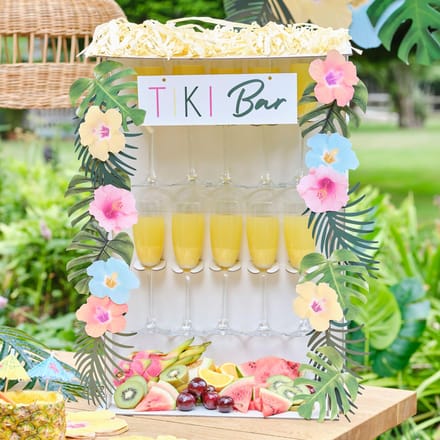 Hawaiian Tiki - Bar Drinks Stand with Grazing Board