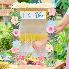 Hawaiian Tiki - Bar Drinks Stand with Grazing Board