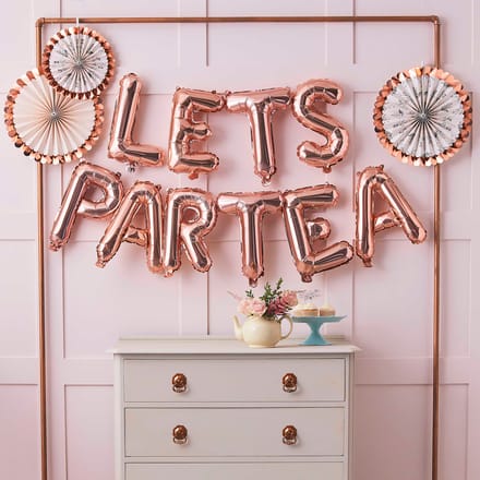 Ditsy Floral - Tea Party Balloon Bunting