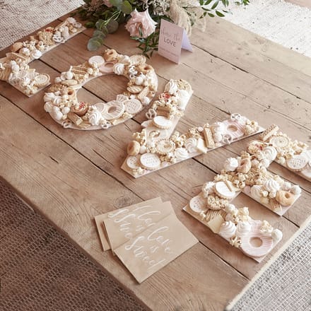 Boho Bride - ''Love'' Wedding Grazing Table Kit