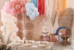 Happy Everything - Muted Pastel Streamer Ceiling Decoration