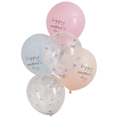 Mothers - Pastel & Confetti Happy Mother's Day Balloon Cluster