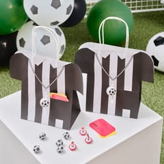 Football - Referee Shirt Football Party Bags with Whistles and Card Tags