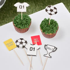 Football - Cupcake Toppers