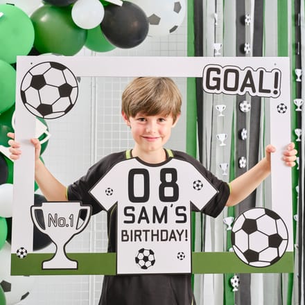 Football - Party Photo Booth Frame