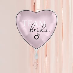 Future Mrs.- Team Bride Pink Heart Hen Party Balloon