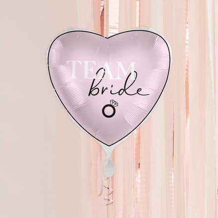 Future Mrs.- Team Bride Pink Heart Hen Party Balloon