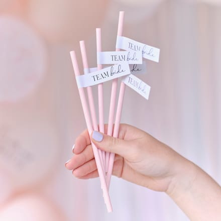 Future Mrs. - Team Bride Paper Straws