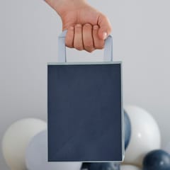 Navy Birthday - Navy Blue Paper Party Bags