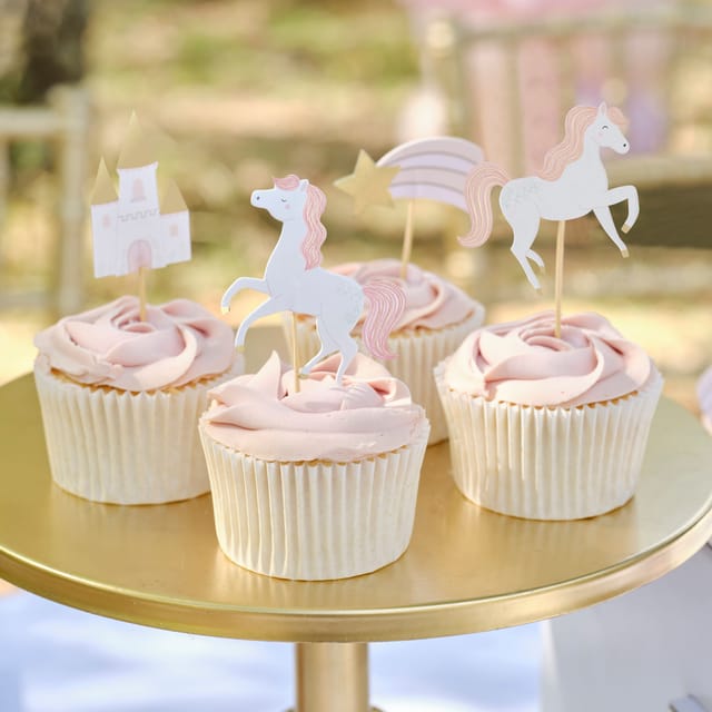 Princess Castle - Cupcake Toppers