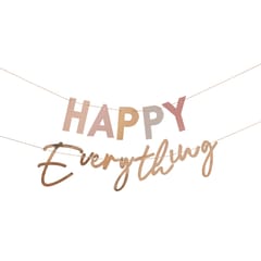 Happy Everything - Pastel and Gold Happy Everything Party Bunting