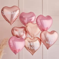 Bride to Be - Customizable Heart Balloons