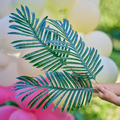 Hawaiian Tiki - Palm Leaf Foliage Stems Decoration Kit