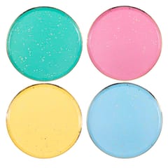 Bright Birthday - Gold Flecked Brights Rainbow Party Plates