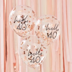 Rose Gold - 40th Birthday