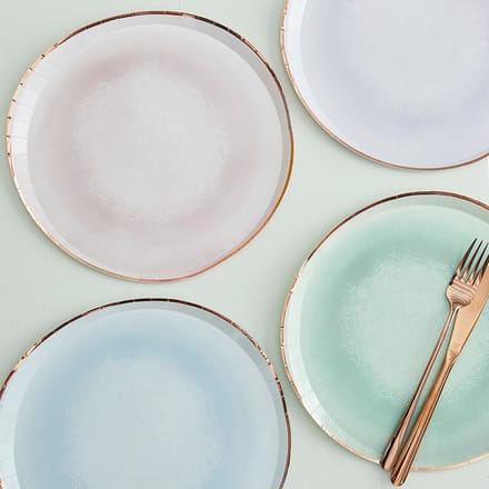 Glaze Watercolour Paper Plates