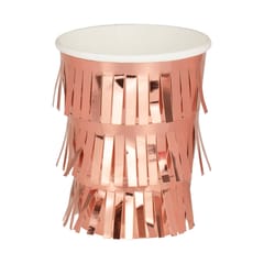 Rose Gold Fringe Cups